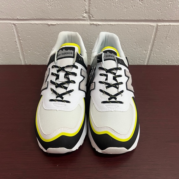 New Balance 574, U574TE2, White, Black & Green - Picture 11 of 14